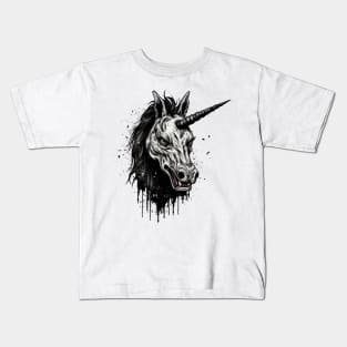 Creepy Unicorn Kids T-Shirt